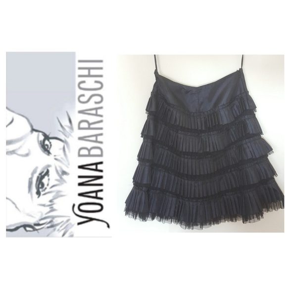 Yoana Baraschi Dresses & Skirts - Anthropologie Yoana Baraschi pleated ruffle skirt